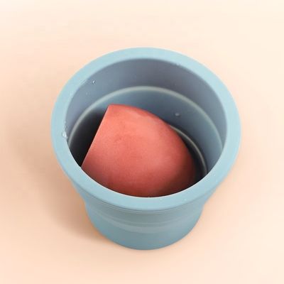 Уборщик красоты для яиц Wellfine Силиконовый складной щеткой Чистильщик Чашка для ухода за красотой